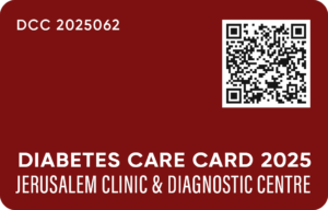 DIABETES CARE CARD